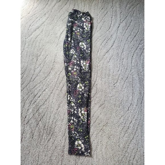 Lularoe Leggings One Size Floral Pattern - Picture 2 of 4